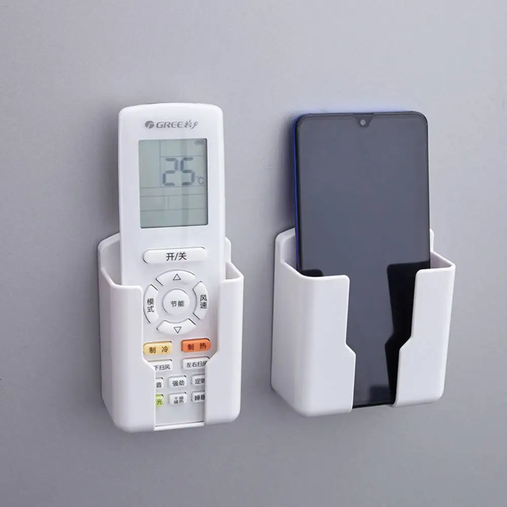 Holder Universal White Wall Mounted Box Storage Remote Contr