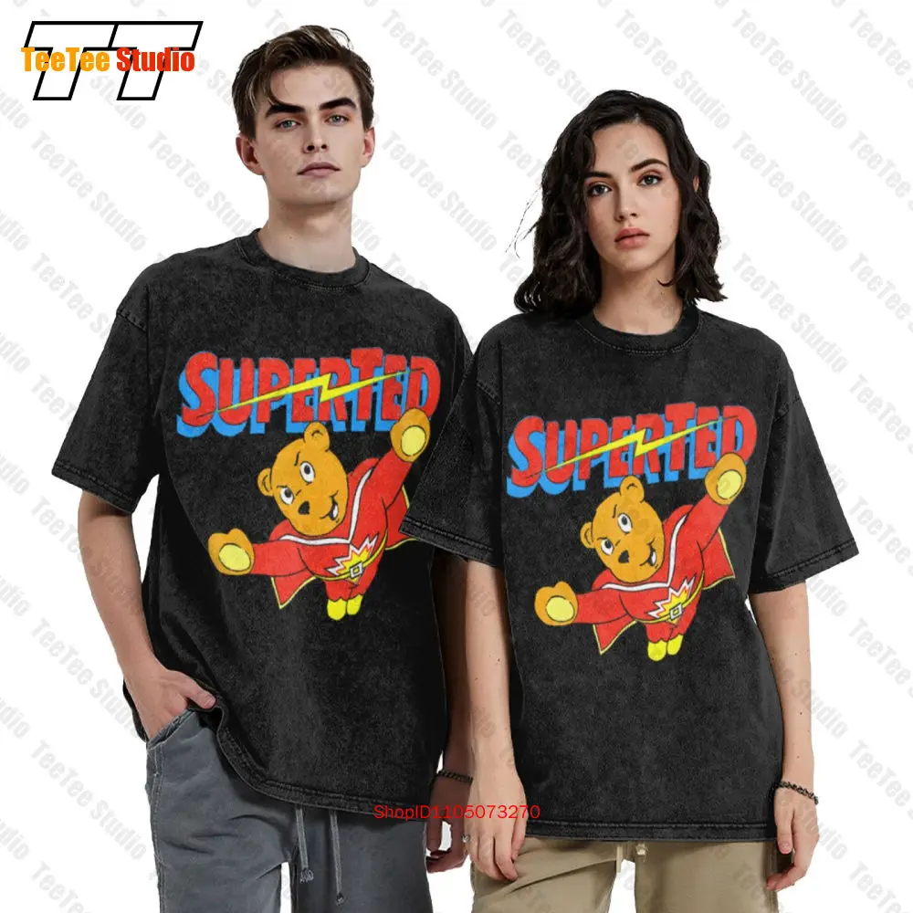 Фото Винтажная футболка большого размера Superted Retron ATVU №2
