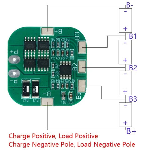4S 14, 8 В 20 А пиковая литий-ионная плата защиты аккумулятора BMS PCM BMS pcm для литиевой батареи LicoO2 Limn2O4 18650 li