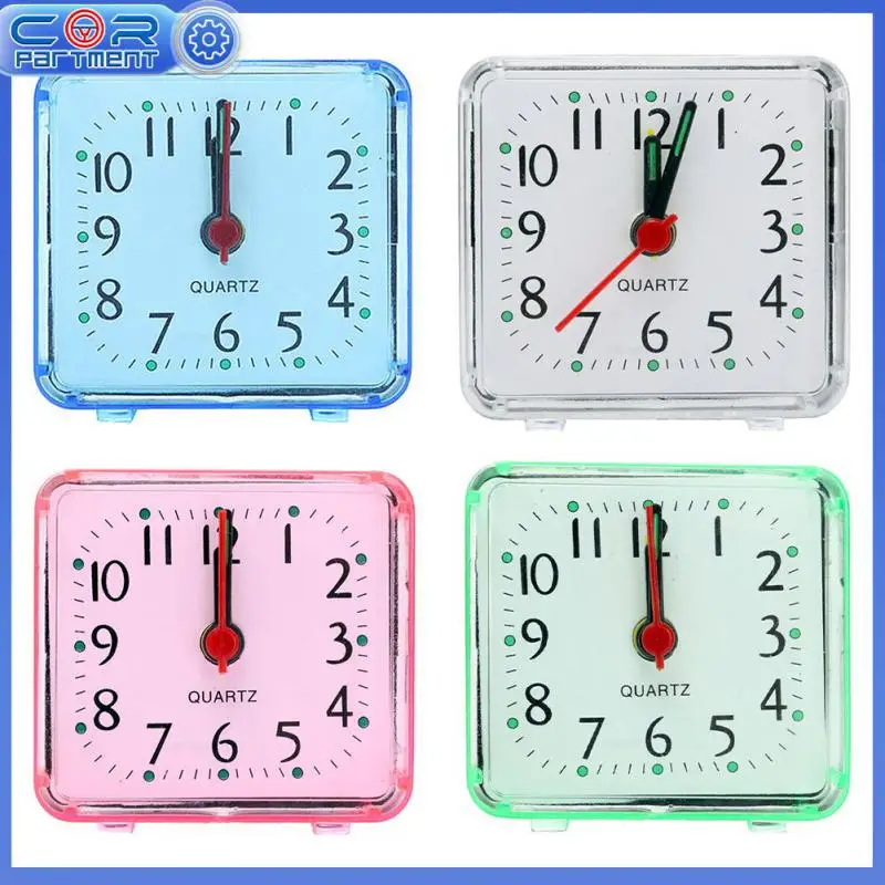 

Morning Alarm Clock Bedside Silent Batteries Alarm Operated Multi-function Wake Up Clocks Bedroom Desk Decoration Table Clock