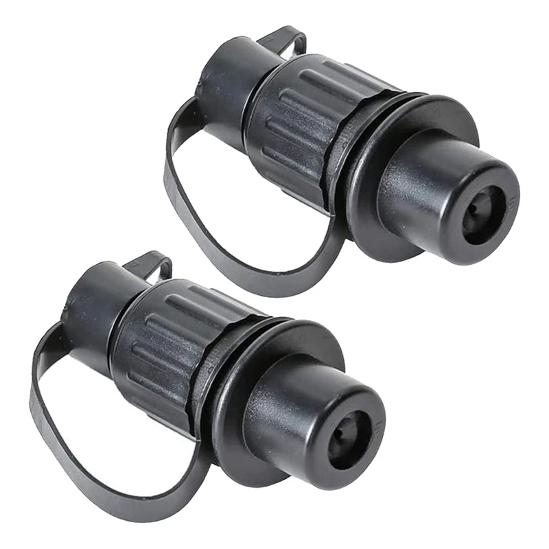 

2Pcs Car 3 Hole Trailer Plug Trailer Adapter Truck Interface Motorhome Power Cord Socket Connector