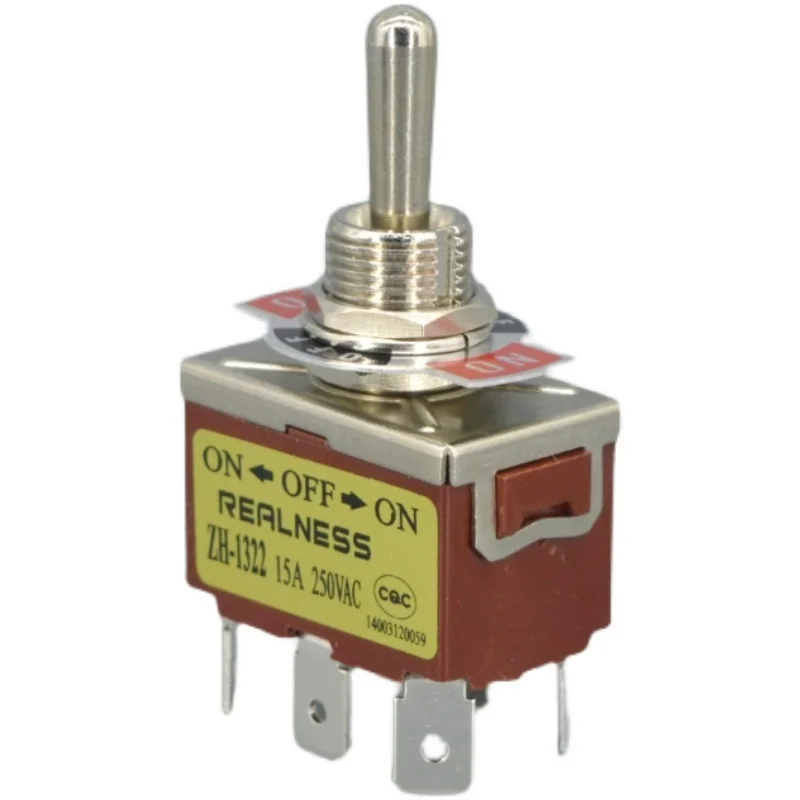 

Бесплатная доставка, переключатель Uniteelec-REALNESS, R-1322 /ZH-1322, 6 футов, 3 позиции, ВКЛ./ВЫКЛ., серебряные контакты, 15 А, 250 В