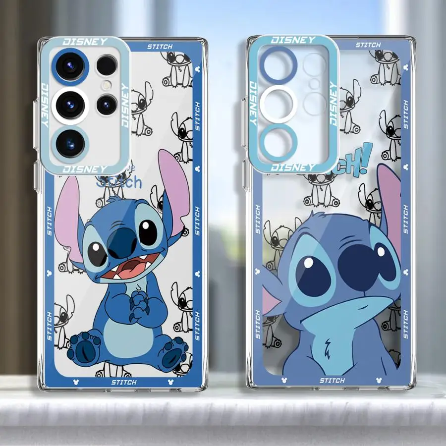 Disney Stitch Phone Case for Xiaomi Poco X3 Redmi 12C 10C 12 13C 5G 10A 9A 11T Pro NFC Mi 11 Lite Cover Clear