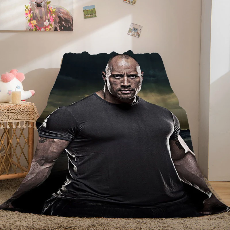 Одеяло для кровати Диван Зима Теплый рок A-Dwayne A-Johnson Постельное белье из