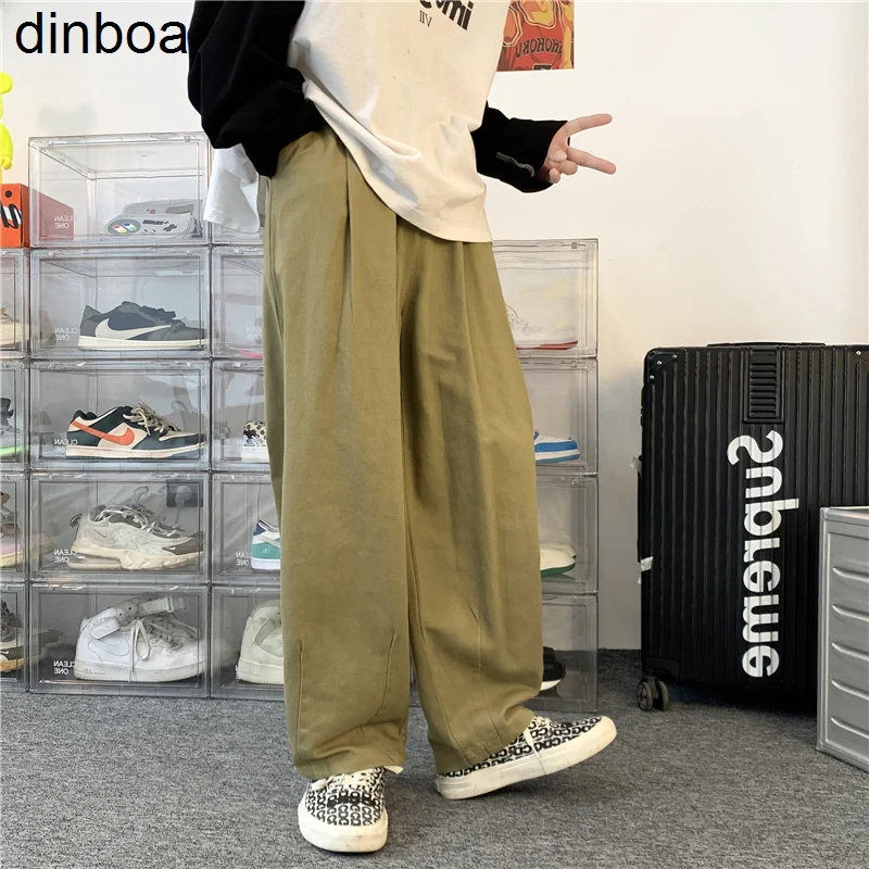 

Fashion Casual Men Women Retro Wide-legged Pants Fashion Wide Leg Work Pants High Street Trend Casual All-match Wide Y2k Pants