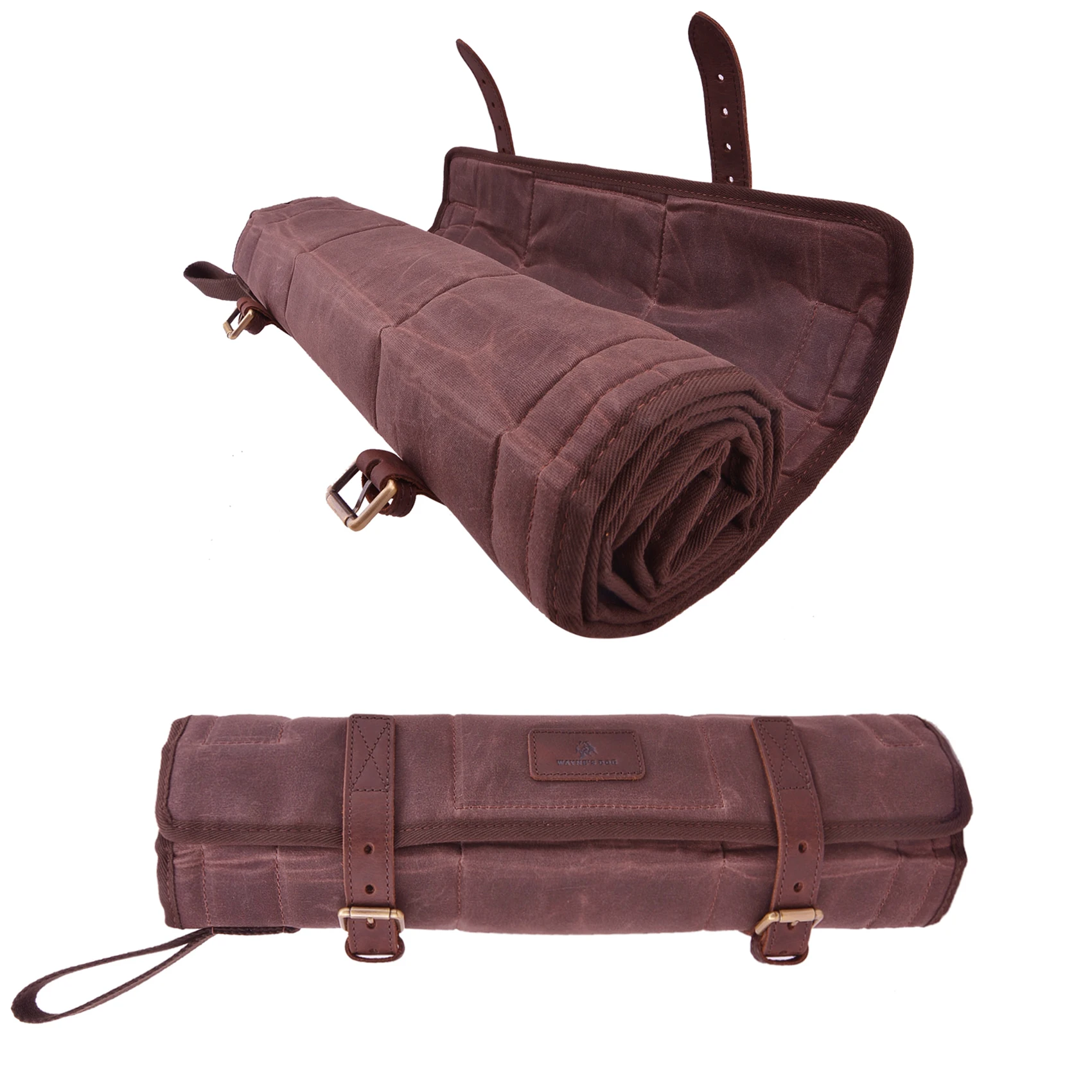

Wayne's Dog Heavy Duty Canvas Leather Shotgun / Rifle Gun Cleaning Mat Pad Clean Kits Pocket Rollup Partable