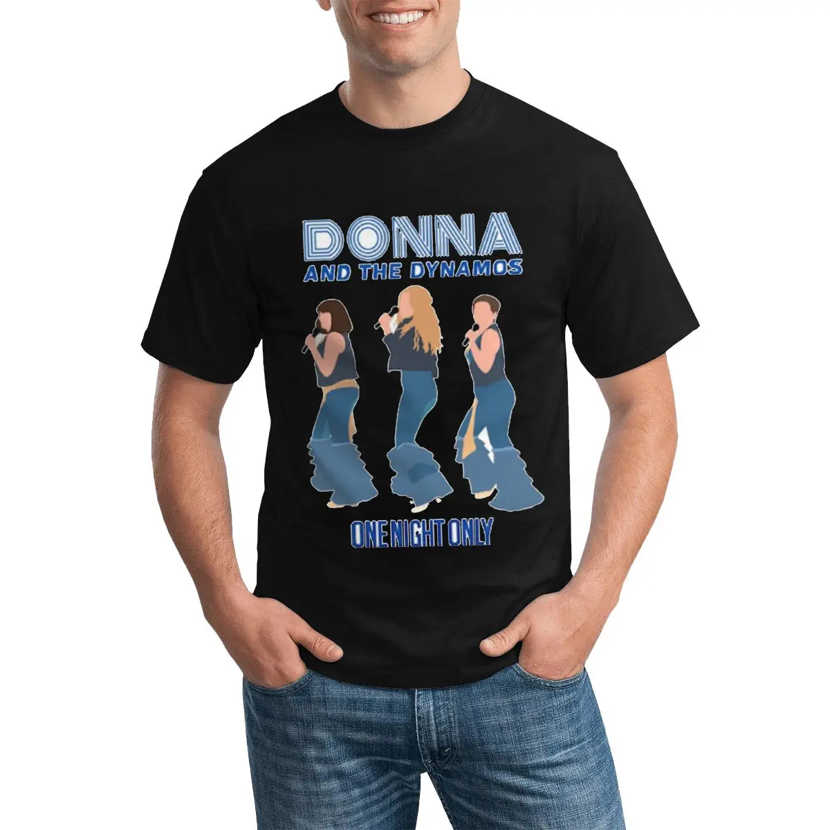 Футболки Donna And The Dynamos One Night Only мама Mia мелодия Бродвей диско модные смешные Топы с