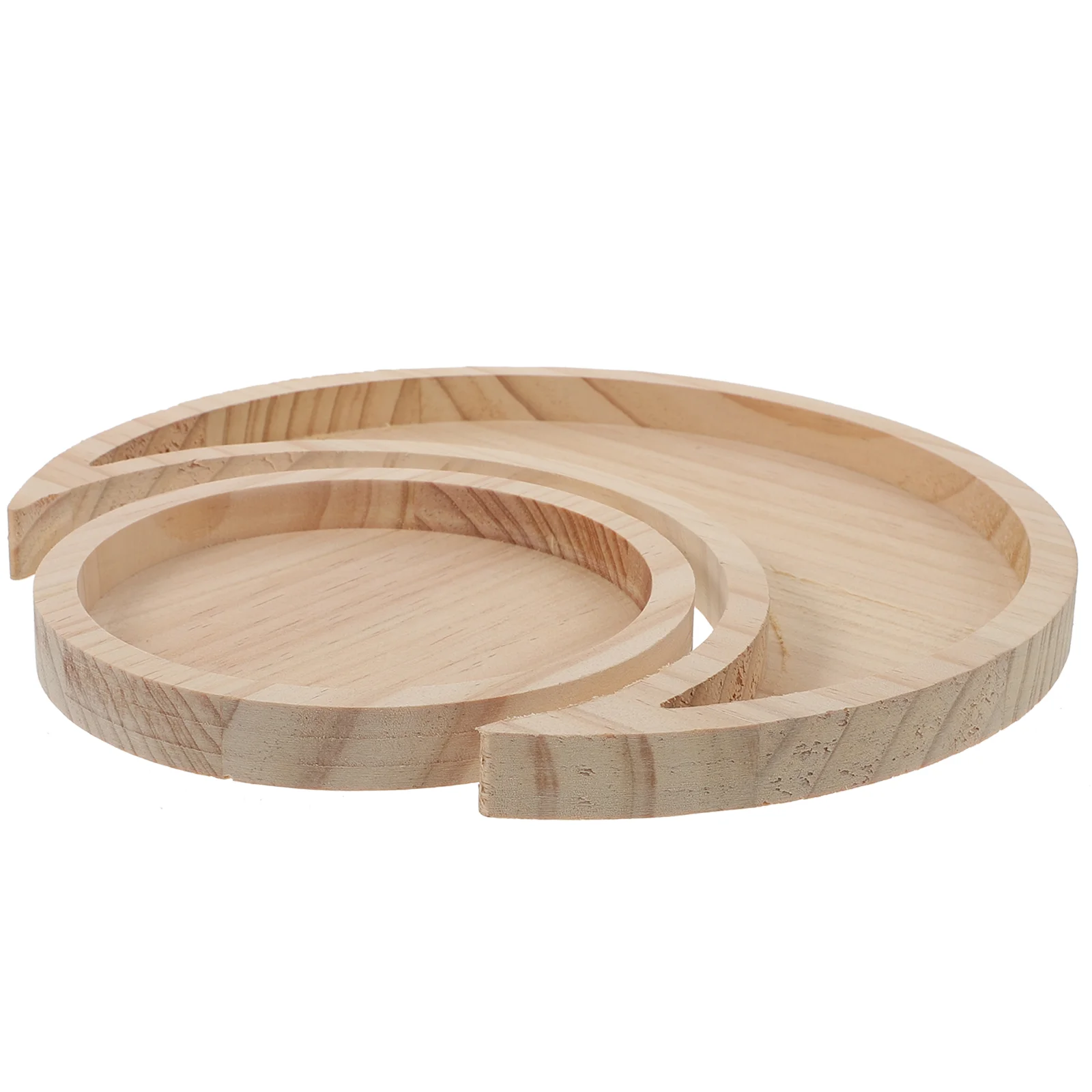 

Tray Moon Jewelry Wooden Dish Crystal Plate Holder Display Organizer Essential Oil Decorative Serving Trinket Ringplates Stone
