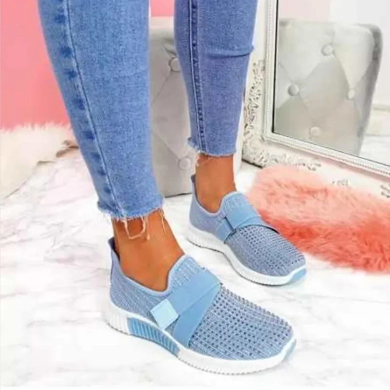 

Breathable Sneakers Women Shoes Mesh Hook Outdoor Ladies Spring Casual Shoes Walking Krasovki Famela