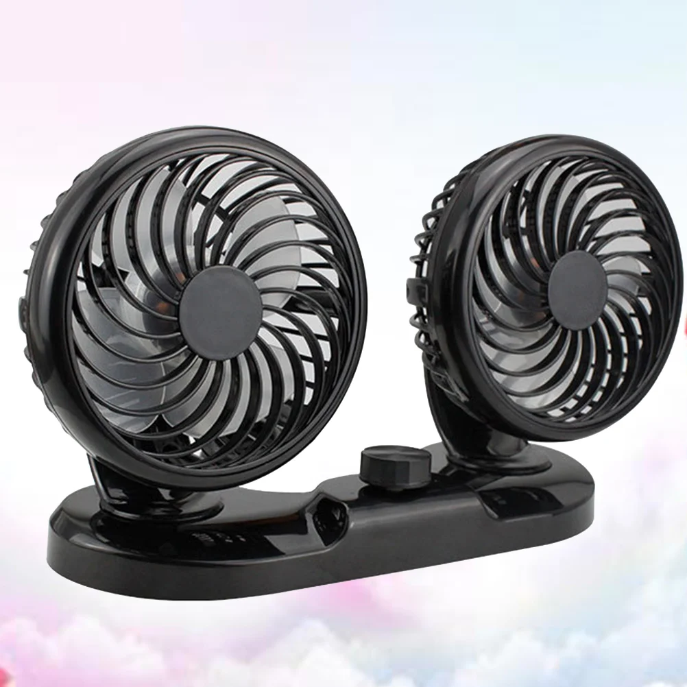 Портативный вентилятор для автомобильной приборной панели вращающийся на 360