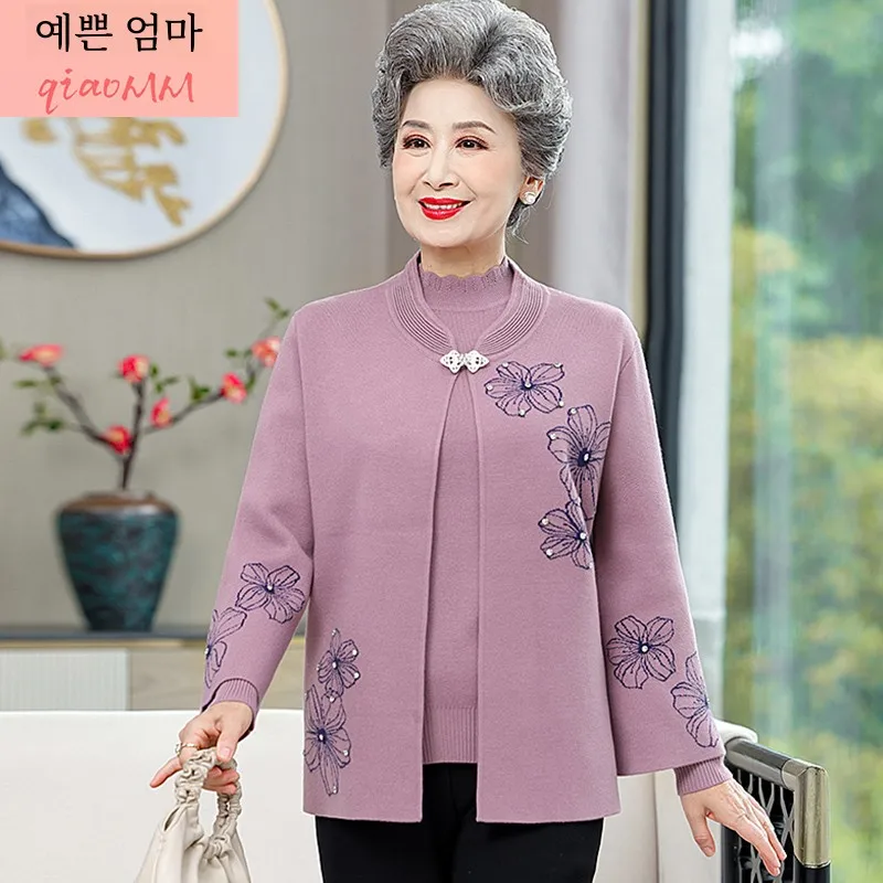 Весенняя одежда для женщин среднего и пожилого возраста весенний осенний