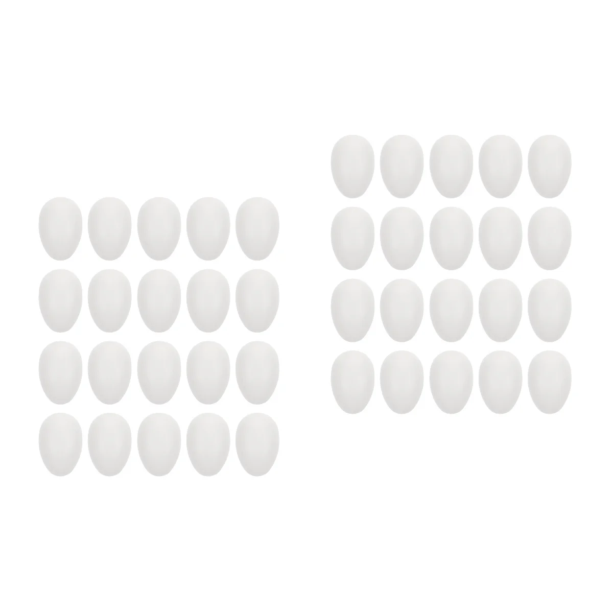 

100 pcs DIY Artificial Eggs DIY Easter Eggs Decor Hand-painted Plastic Eggs
