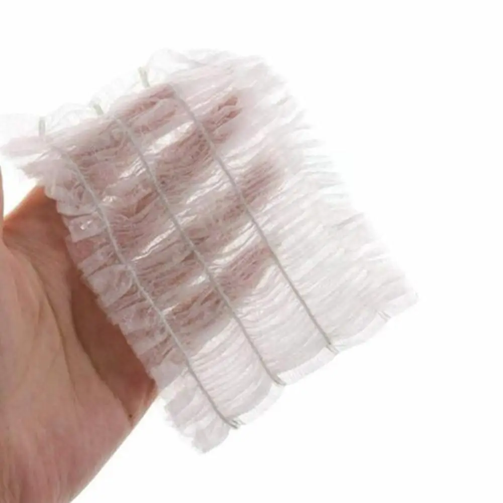 

100 Pieces Of Disposable Non-woven Hair Band Stretch Bath Supply Makeup Band Bathroom Beauty Travel Tools Portable C9c7