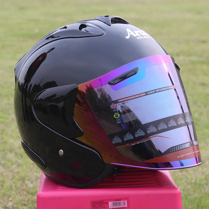 Hottest AR 3/4 helmet motorcycle helmet half helmet open face helmet casque motocross helmet AR01 enlarge