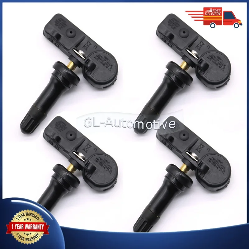 

Набор из (4) 9673860880 Датчик давления в шинах TPMS 433 МГц для Citroen C4 Berlingo Peugeot 3008 308 5008 DS DS4 DS5