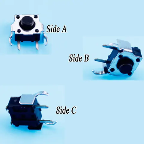 10 шт. для кнопки триггера левого и правого плеч GameBoy Advance SP для GBA SP NDS L R MicroSwitch Parts