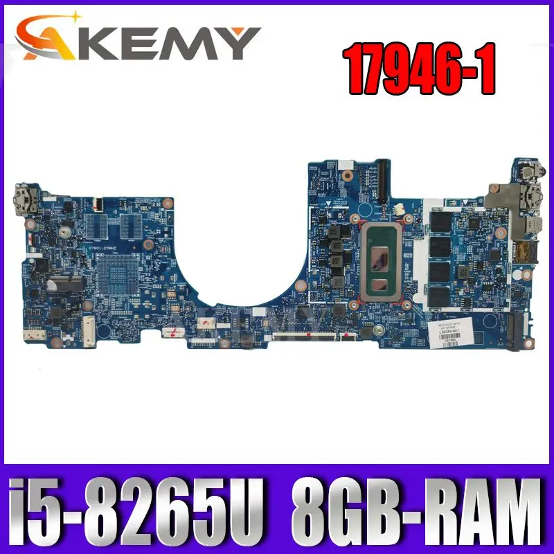 

Материнская плата для ноутбука HP ENVY 13-AH 13T-AH, системная плата L30289-001 17946-1 с процессором i5-8265, 8 ГБ, 100%, полностью протестирована
