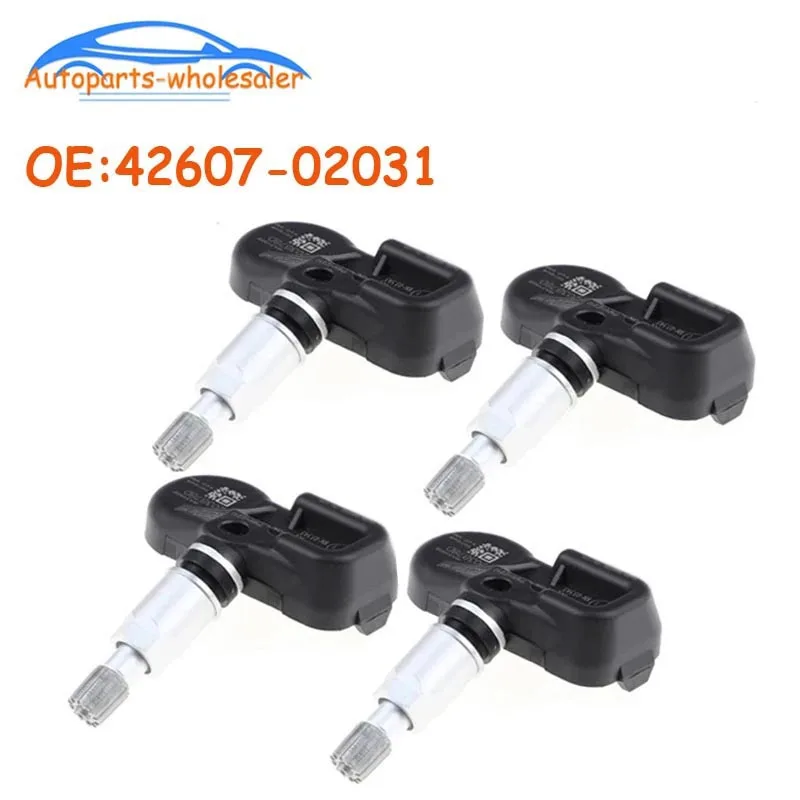 

4Pcs For TOYOTA Avensis Auris RAV4 Yaris Verso TPMS Tire Pressure Sensor 42607-02031 4260702031 42607-02030 PMV-C210 42607-30070