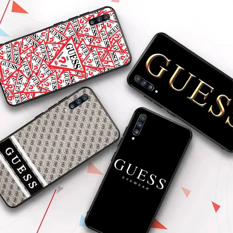 

Fashion Trend GUESS Phone Case for Samsung Galaxy A51 30s a71 A21s A70 10 A30 Capa