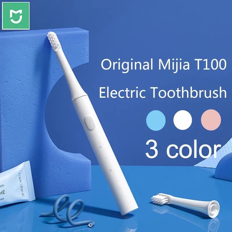 Звуковая электрическая зубная щетка Xiaomi Mijia Orignal для взрослых Mi T100 здорового