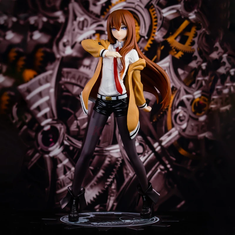 18 см Steins Gate аниме фигурка девушки Makise Kurisu SteinsGate Коллекционная модель куклы