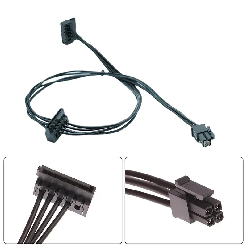 1 шт. кабель MINI 4 Pin Turn 2 SATA Блок питания для материнской платы Lenovo интерфейс маленький 4 Pin к 2 SATA SSD кабель питания