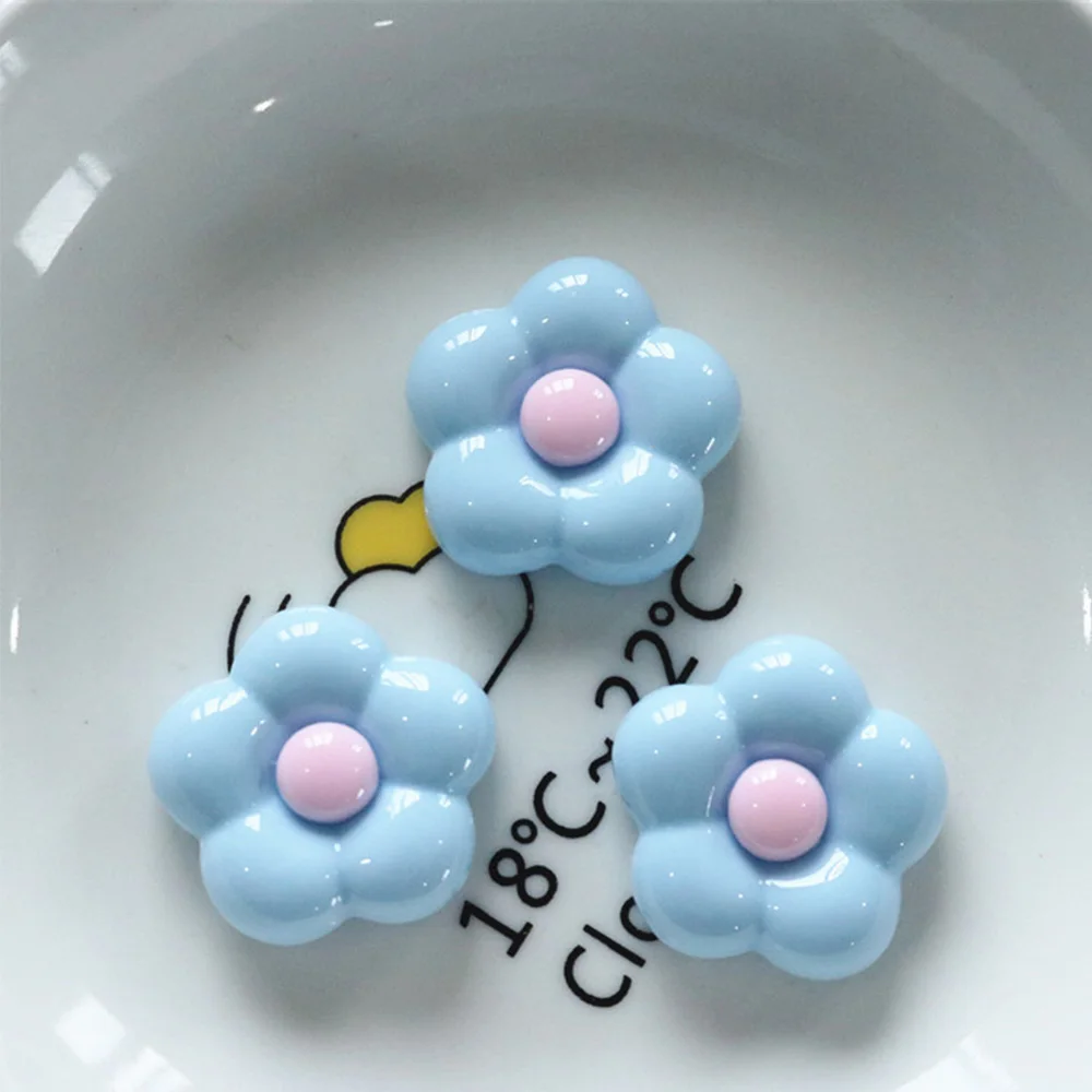

Канифольные цветочные кабошоны 10 шт.