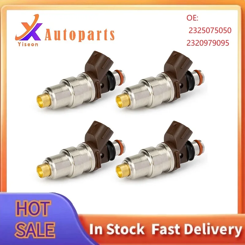 

New Fuel Injectors 23250-75050 23209-79095 For Toyota 4Runner Tacoma T100 2.7L 1995-2000 2325075050 High Quality Auto Parts