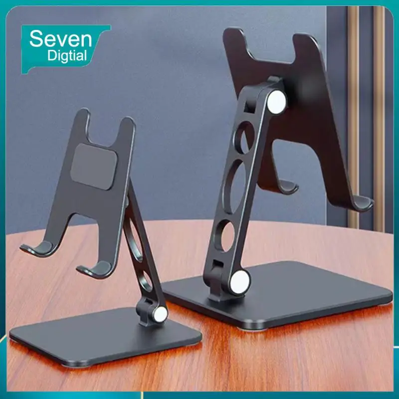 

Practicality Lazy Phone Stand Prevent Rust Electroplating Desktop Phone Stand Multi-function Durability Phone Rack Holder