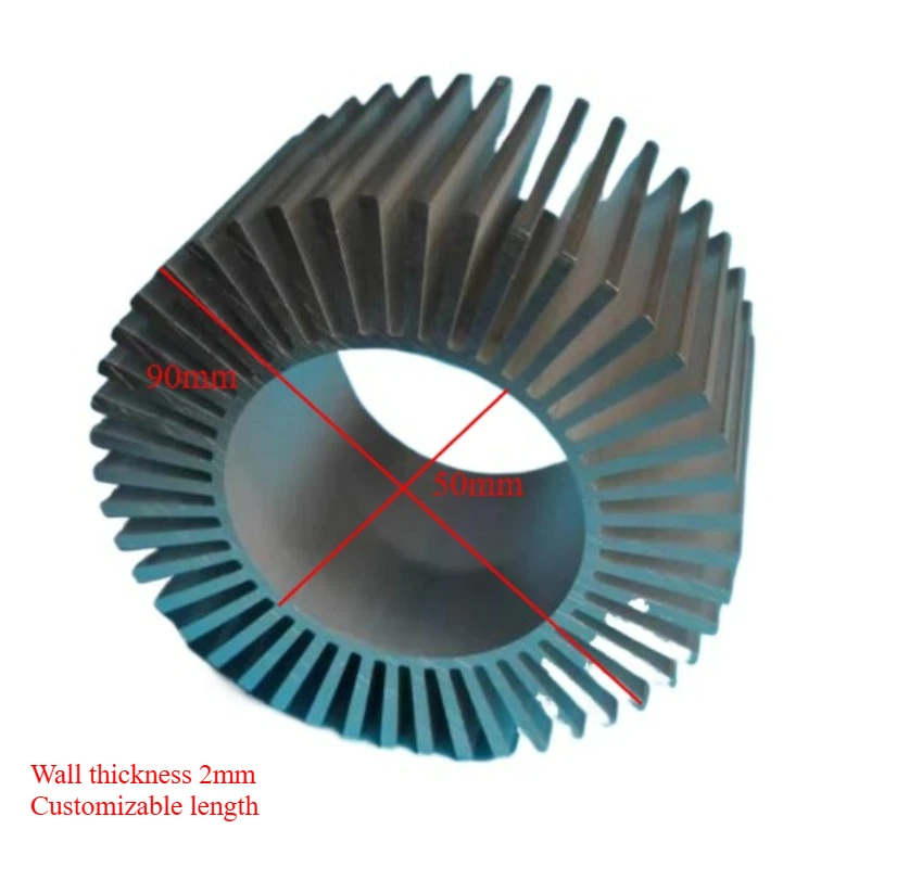 

Алюминиевый круглый радиатор для лампы 90х50 мм