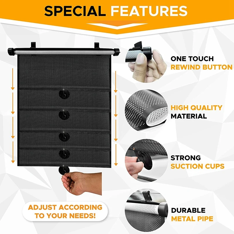 2 шт. автомобильные солнцезащитные козырьки 40 х45 см