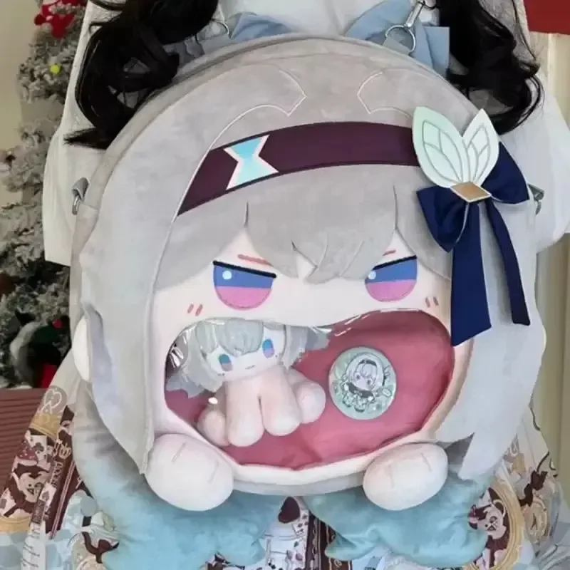 Рюкзак Honkai: Star Rail Firefly с прозрачным дизайном Big Mouth, 40 см, милый, трансформируемый, на два плеча, подарок для фанатов (art.: 3920db89c3cee) - 3920db89c3cee