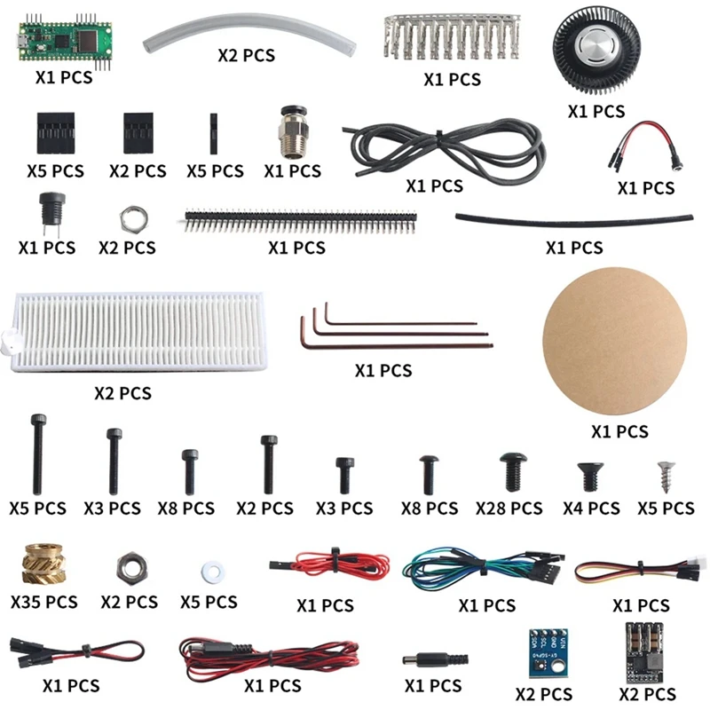 Nevermore Stealthmax VORON Air Purifier Highly Efficient Odor Absorption 3D Printer Parts For Voron 300Mm