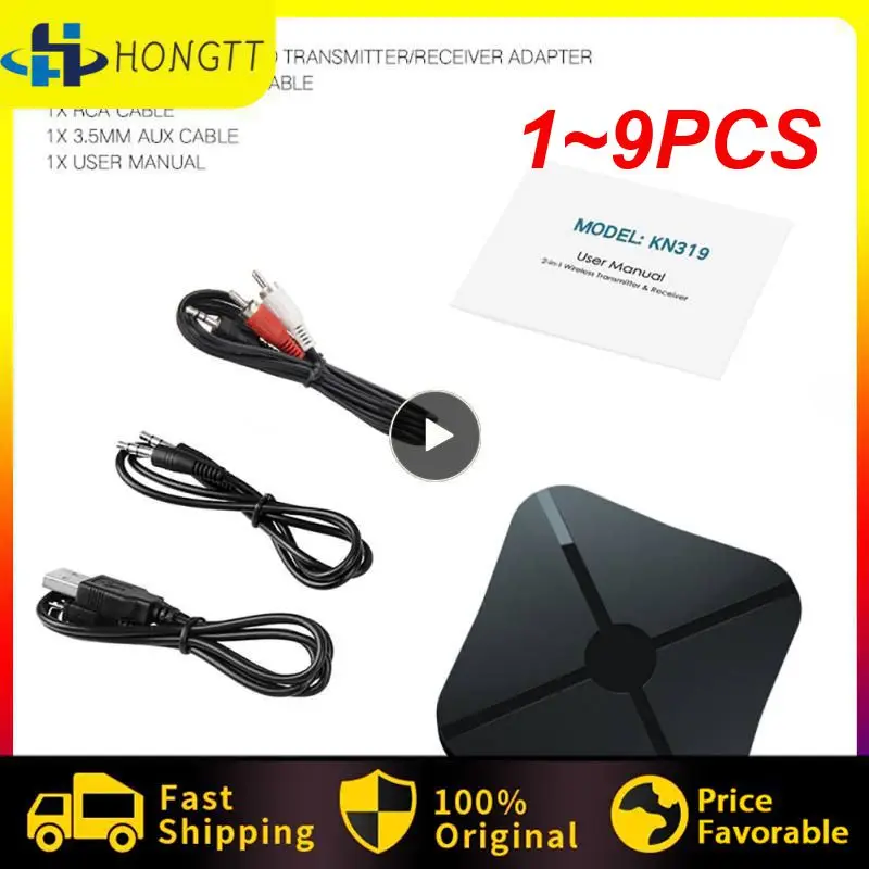 

Приемник-передатчик Bluetooth 5,0 с разъемом AUX 3,5 мм, 1-9 шт.