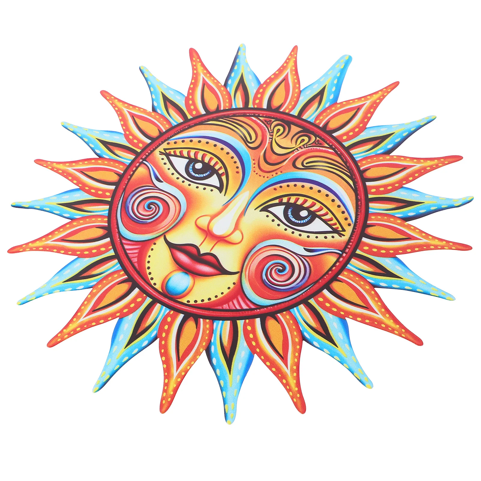 

Wall Decor Iron Sun Pendant Metal Craft Patio Decoration Hanging Hollow Out Decors