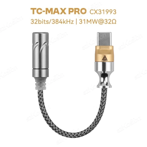 QKZ TC MAX Pro Адаптер для наушников USB Type-C