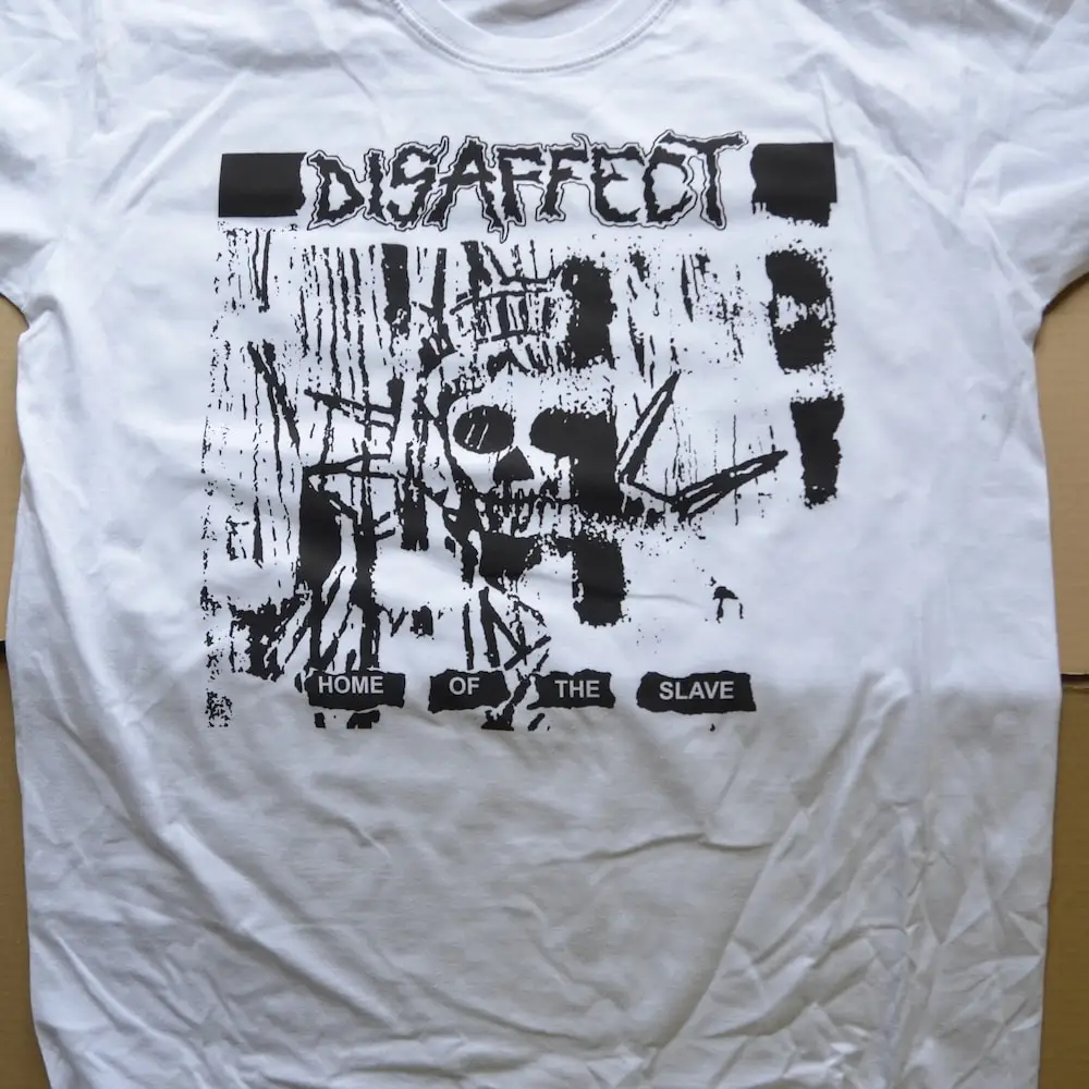 Disaffect хардкор панк корка измельчение футболка Merch