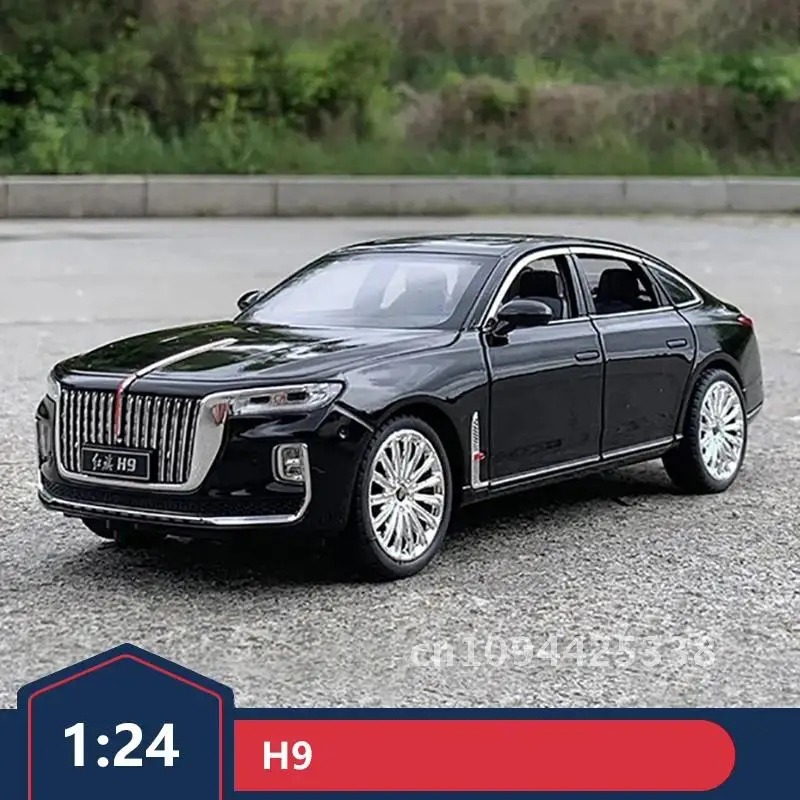 FAW оригинальная модель Hongqi H9 1:24 из сплава автомобиля детские игрушки