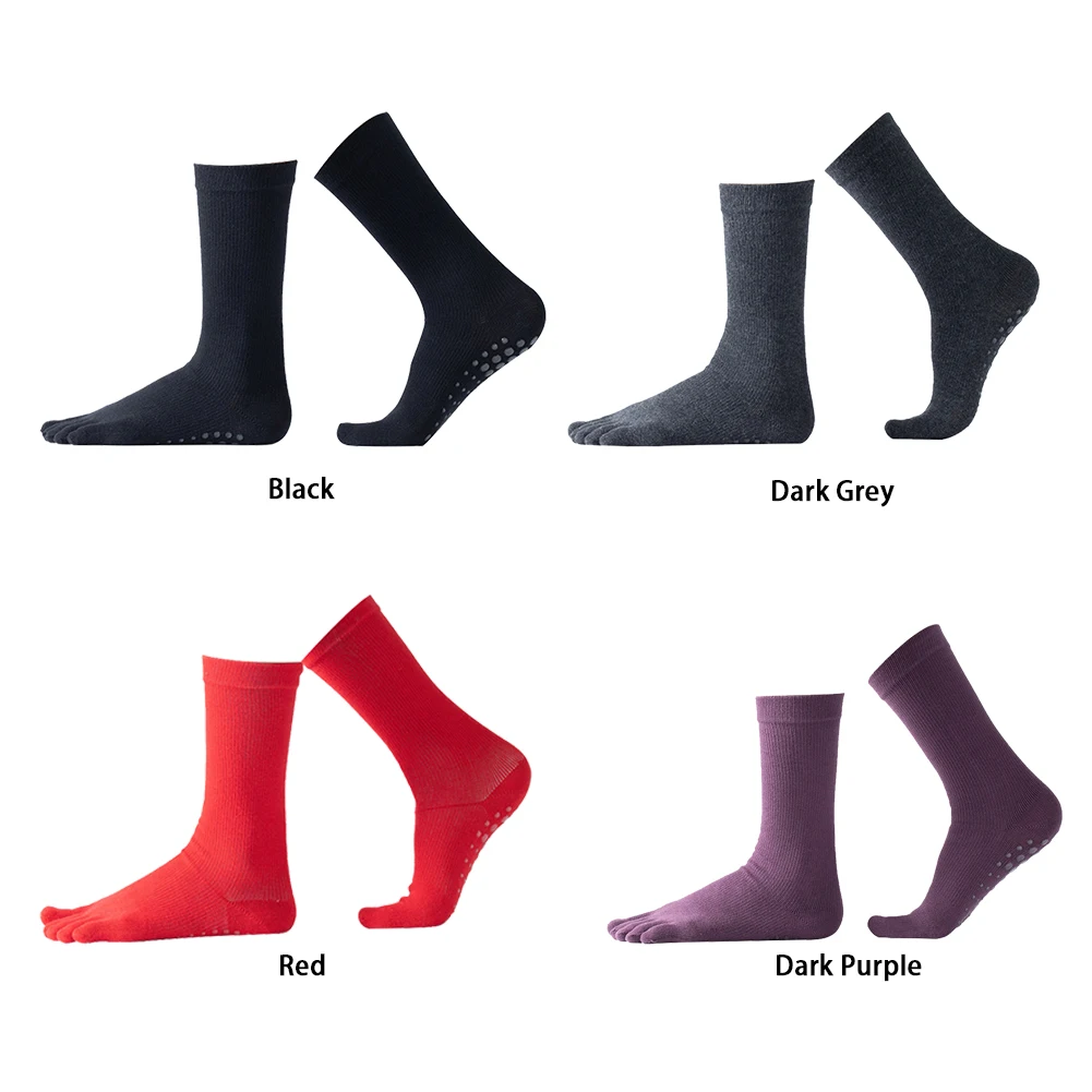 Женские противоскользящие носки для пилатеса женские спортивные фитнеса танцев