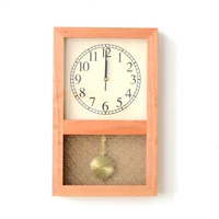 japanese large wall clock modern pendulum clock wood silent watches nordic clocks wall home decor living room decoration gift