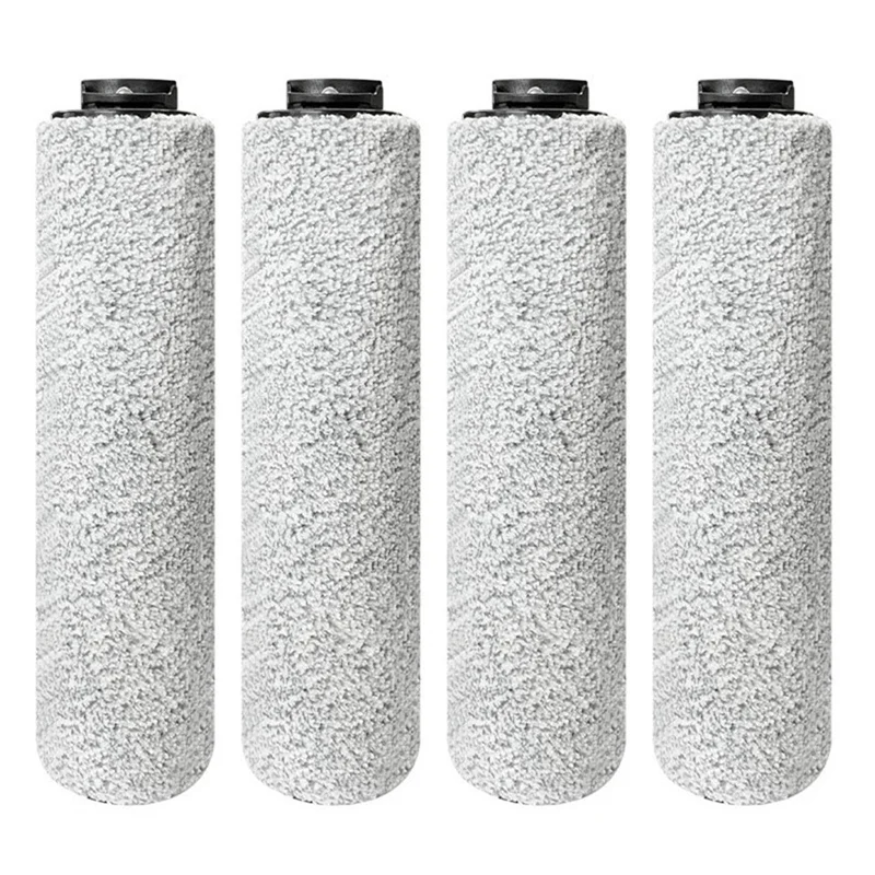 

New 4PCS Roller Brush For TINECO FLOOR ONE Steam Cordless Wet Dry Floor Washer Handheld Vacuum Cleaner Spare Parts
