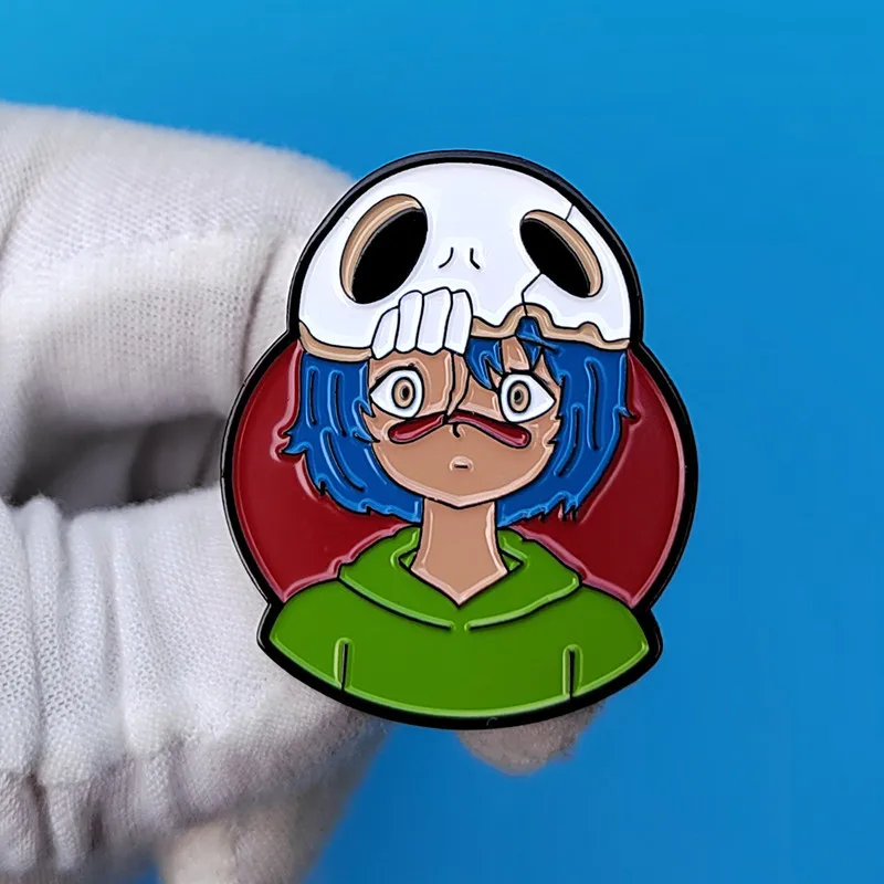 

XM-funny Shinigami Nili Erudu pin movie anime metal cartoon badge fashion pins backpack accessories