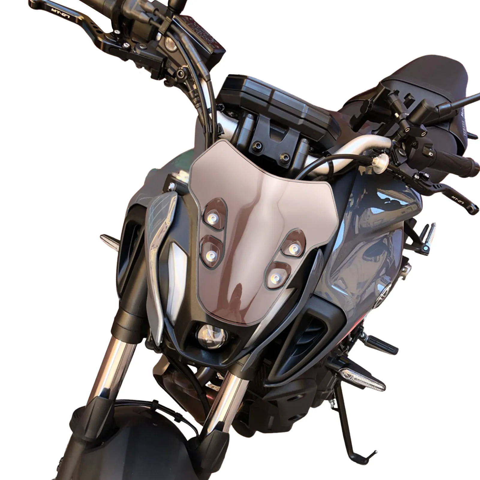 

Motorcycles New Accessories Black Gray Transparent Windshield Windscreen Air Wind Deflector ForYamaha MT-07 MT07 MT 07 Mt07 2022