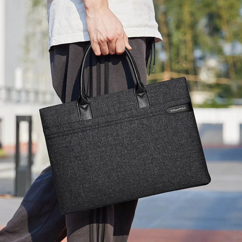 Повседневный мужской портфель простая многофункциональная сумка для ноутбука