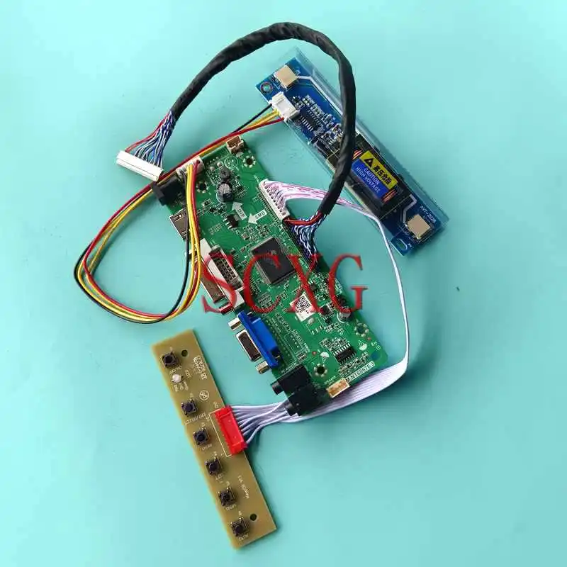 

For LTN160HT03-001/N01 Laptop Monitor Screen Controller Board 16" 1920*1080 DIY Kit LVDS 30-Pin HDMI-Compatible VGA DVI 2CCFL
