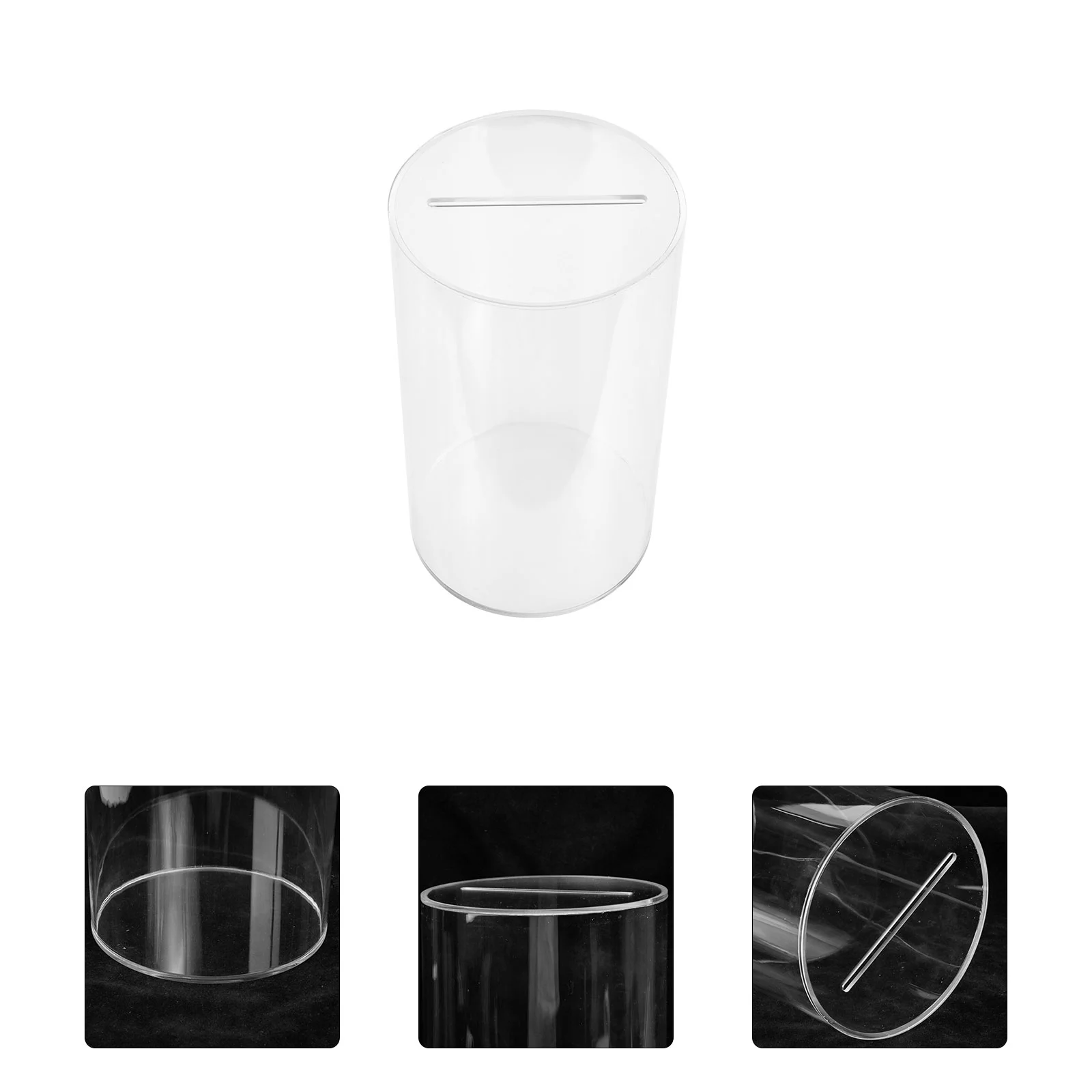 

Bank Money Piggy Saving Acrylic Box Jarclear Transparentstorage Cash Tank Deposit Container Adults Kids Potopenable Nonchanges