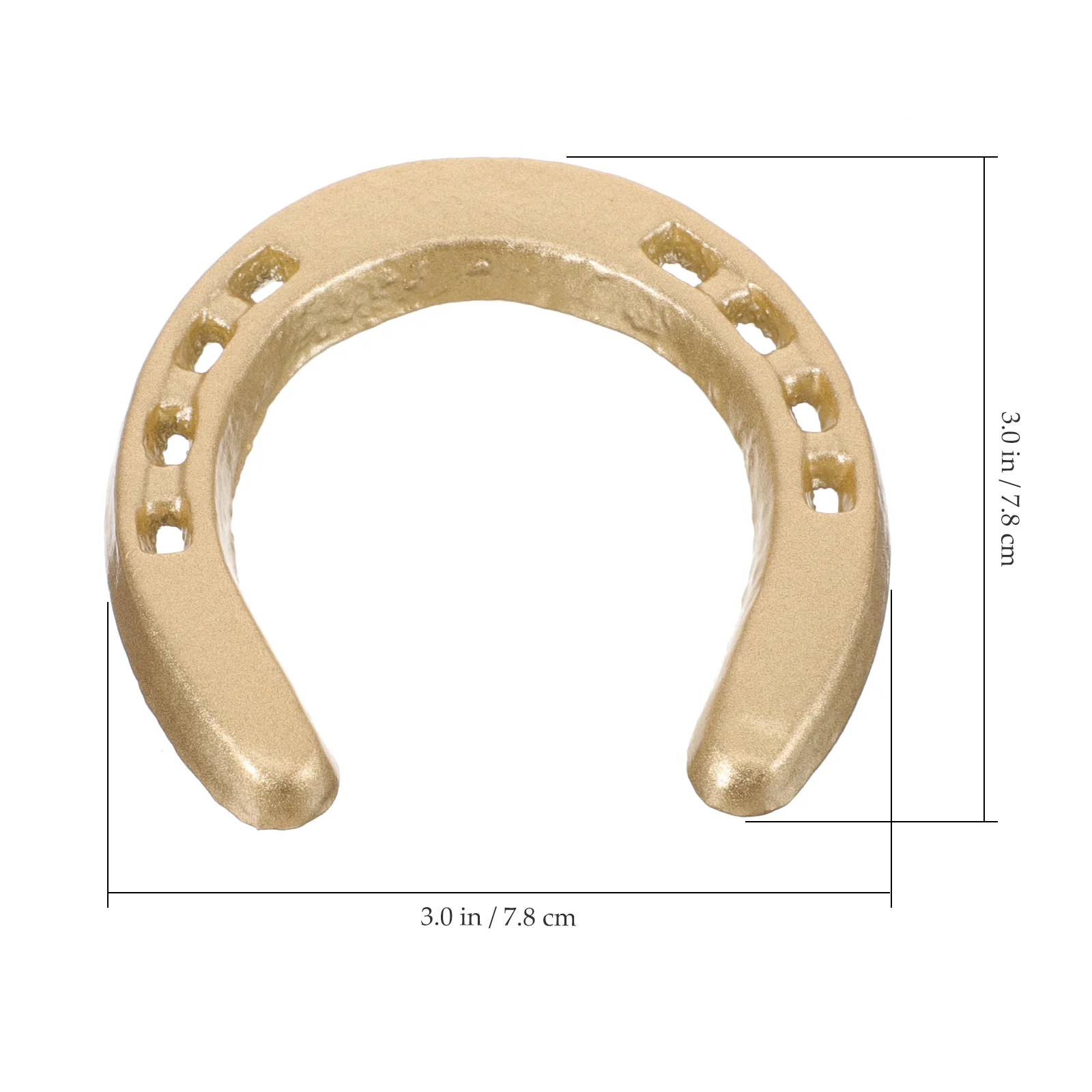 Украшение в виде подковы золотые статуя конная железная скульптура литые