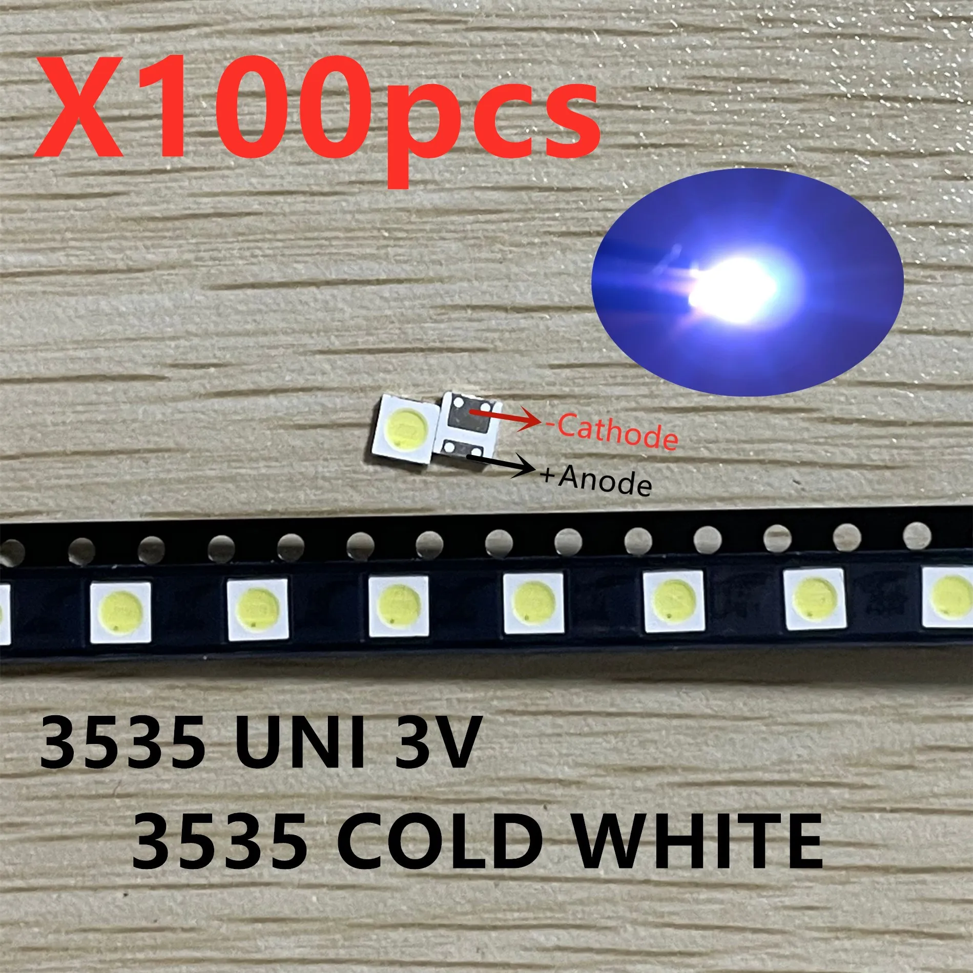 Оригинальная светодиодная подсветка для LG LED 2 Вт 6В/1 3В 100 холодный белый