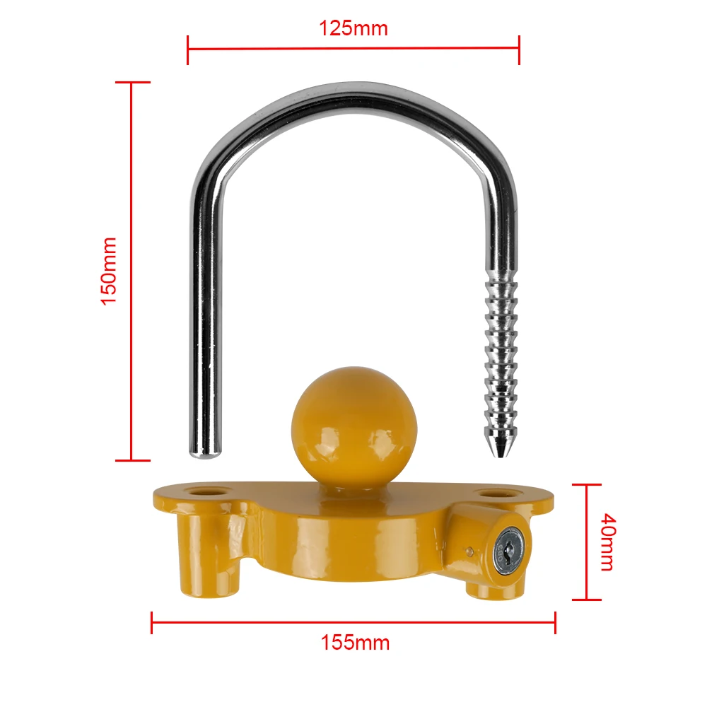 Сверхмощный буксировочный шарик противоугонная муфта прицепа универсальное