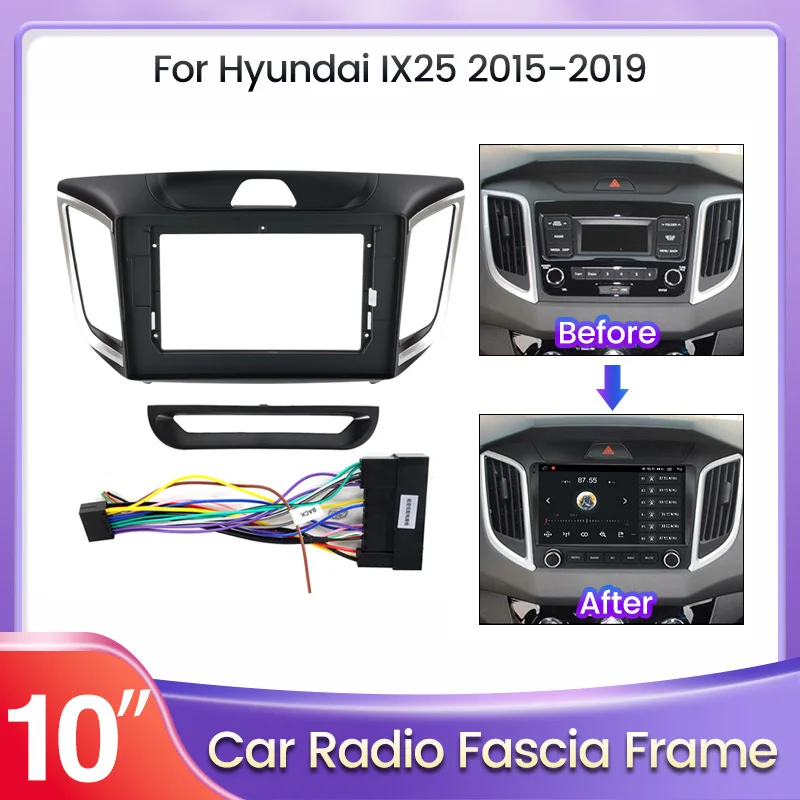 

Автомобильная панель TomoStrong, 10 дюймов, 2Din, для Hyundai IX25 2015-2019